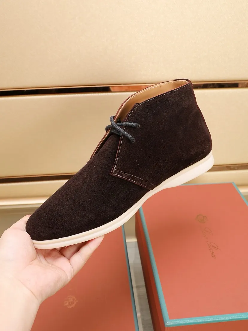 Men's Men's Shoes💰Men's Shoes💰440💰【loro piana】The new moccasins are made of water-repellent treated suede uppers with rubber soles, a classic. The complex craftsmanship and meticulous structure make the shoes light and soft, allowing you to walk comfortably and freely. Perfect for wearing at the beach or out in the water during the summer. Men’s size: 38-45
